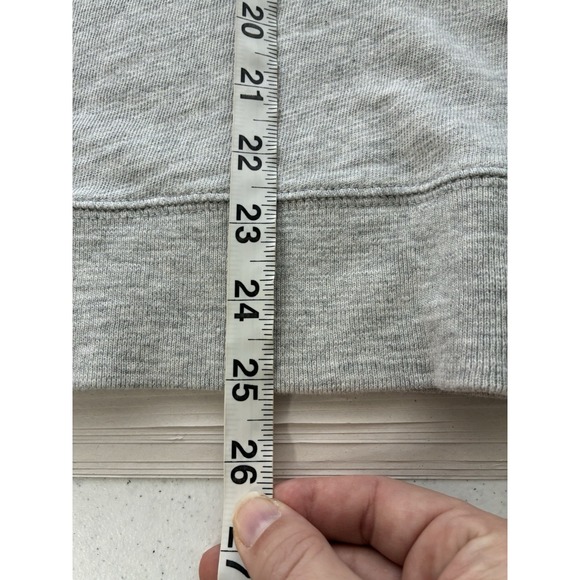 Faherty slub cotton pullover hoodie Men's Sz Large Organic Cotton Light Grey - Picture 8 of 9